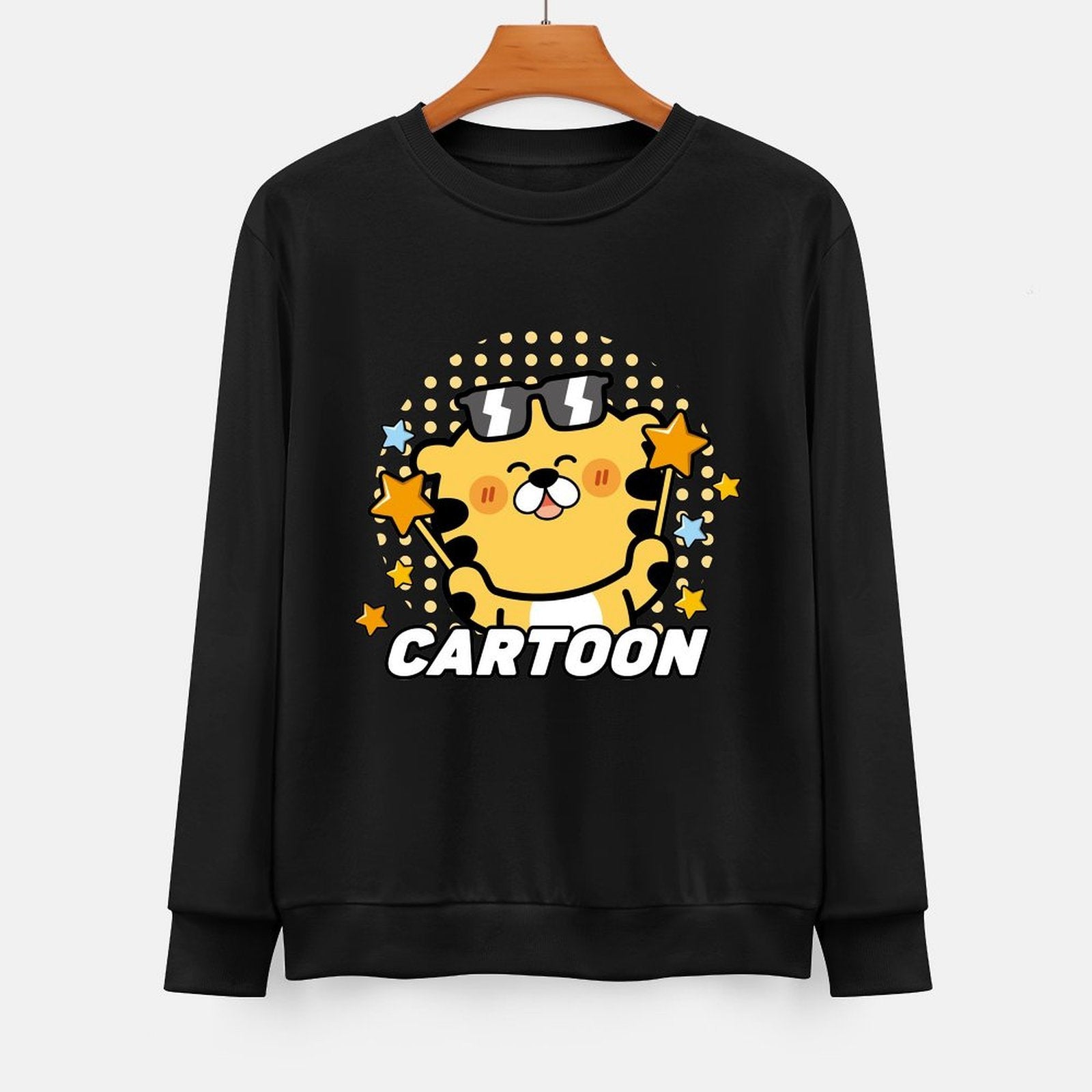 Front Patterned Long Sleeve TopModern Refined